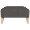 vidaXL Fu&szlig;hocker Dunkelgrau 78x56x32 cm Stoff