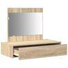 vidaXL Schminktisch mit Schubladen Braun 83 x 40 x 70 cm Holzwerkstoff