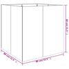 vidaXL Pflanzk&uuml;bel 80x80x80 cm Cortenstahl