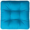 vidaXL Palettenkissen Blau Stoff