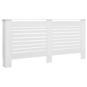 vidaXL Heizk&ouml;rperabdeckung Wei&szlig; 172&times;19&times;81,5 cm MDF