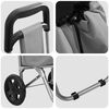 vidaXL Einkaufswagen Grau 35 x 28 x 92 cm Oxford Stoff
