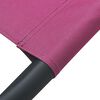 vidaXL Sonnenliege mit Sonnendach Rosa