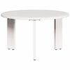 vidaXL Couchtisch 2 pcs Wei&szlig; Massivholz Kiefer