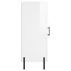 vidaXL Sideboard Hochglanz-Wei&szlig; 34,5x34x90 cm Holzwerkstoff