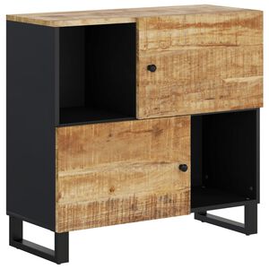 vidaXL Sideboard mit 2 T&uuml;ren 80x33x75 cm Massivholz Mango