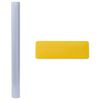 vidaXL Fensterfolien 5 Stk. Statisch Matt Grau PVC