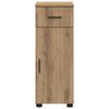 vidaXL Badezimmerschrank mit Schubladen Artisan-Eiche 30 x 35 x 80 cm