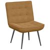 vidaXL Relaxsessel mit Hocker Braun Samt