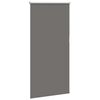 vidaXL Verdunkelungsrollo Grau 80x150 cm Stoffbreite 75,7 cm Polyester