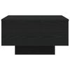 vidaXL Couchtisch Schwarz Eichen-Optik 55 x 55 x 31 cm Holzwerkstoff