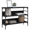 vidaXL Konsolentisch Schwarz 100x32x75 cm Holzwerkstoff