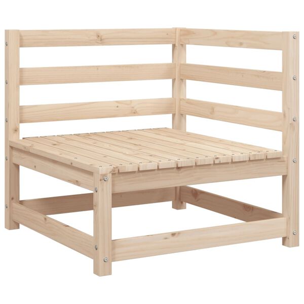 vidaXL 4-tlg. Garten-Sofagarnitur Massivholz Kiefer