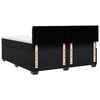 vidaXL Boxspringbett mit Matratze Schwarz 180x200 cm Samt