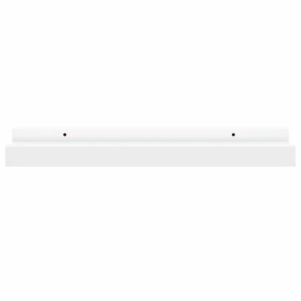 vidaXL Bilderleisten 2 Stk. Wei&szlig; 40x9x3 cm MDF