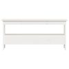 vidaXL Flurbank Wei&szlig; 100 x 28 x 45 cm Massivholz Kiefer