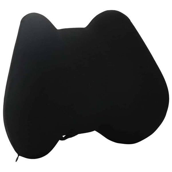 vidaXL Kopfkissen mit Kissen Schwarz 42 x 32 x 14 cm Polyester