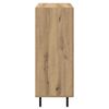vidaXL Sideboard Artisan-Eiche 69,5 x 34 x 90 cm Verbundholz und Eisen