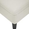 vidaXL Chaiselongue mit Rechter Armlehne Creme Samt