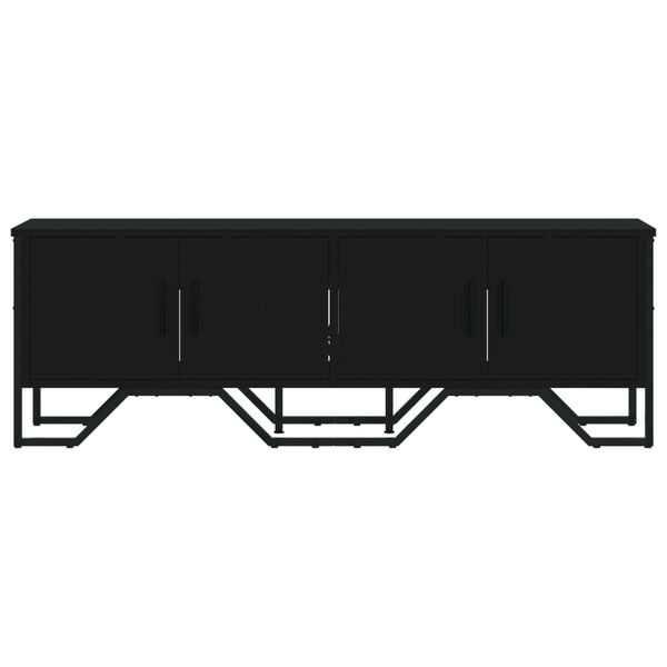 vidaXL TV-Schrank Schwarz 122x34x41 cm Holzwerkstoff