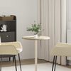 vidaXL Tischplatte Creme &Oslash;50x2,5 cm Marmor