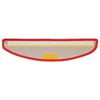 vidaXL Stufenmatten 30 Stk. 56x17x3 cm Rot Halbrund