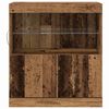 vidaXL LED-Sideboard Braun 60,5 x 37 x 67 cm Holzwerkstoff