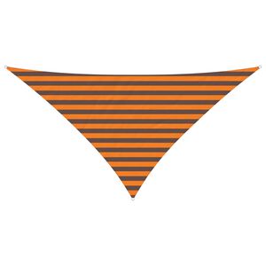 vidaXL Sonnensegel Orange und Braun 2,5 x 2,5 x 3,5 m