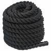 vidaXL Battle Rope Schwarz 15 m 11 kg Polyester
