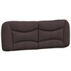 vidaXL Bett mit Matratze "Hvar" Dunkelbraun 180x200 cm Stoff