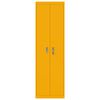 vidaXL Aufbewahrungsschrank 2 pcs Senfgelb 60 x 40 x 200 cm Stahl