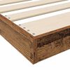 vidaXL Bodenbettrahmen Altholz 100 x 200 cm Holzwerkstoff