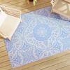 vidaXL Outdoor-Teppich ARAKIL Babyblau 140x200 cm PP