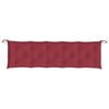 vidaXL Gartenbank-Auflage Weinrot 180x50x7 cm Oxford-Gewebe