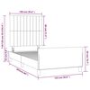 vidaXL Bettgestell mit Kopfteil Rosa 100x200 cm Samt