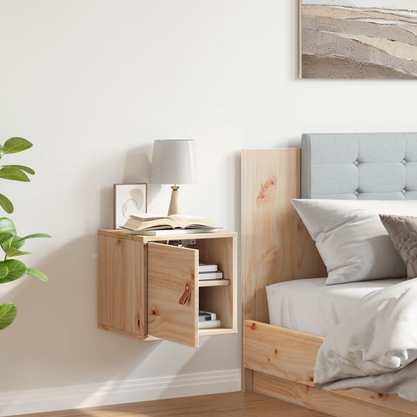 vidaXL Wandschrank 31,5x30x30 cm Massivholz Kiefer