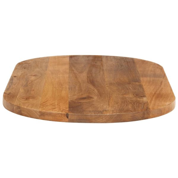 vidaXL Tischplatte 110x40x3,8 cm Oval Massivholz Mango