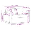 vidaXL Sofa 2 pcs Hellgr&uuml;n
