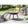 RedFire Feuerschale Chicago Schwarz Stahl 75 cm 85013