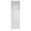 vidaXL Badezimmerschrank Hochglanz-Wei&szlig; 30x30x95 cm Holzwerkstoff
