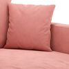 vidaXL 2-Sitzer-Sofa Rosa 140 cm Samt