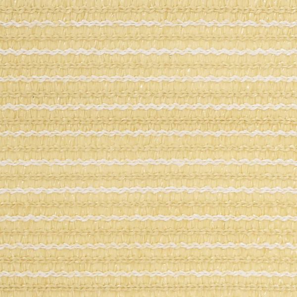 vidaXL Balkon-Sichtschutz Beige 120x400 cm HDPE