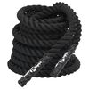 vidaXL Battle Rope Schwarz 15 m 11 kg Polyester