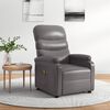 vidaXL Massagesessel Grau Kunstleder