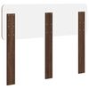 vidaXL Kopfteil Braun Eichen-Optik 120 cm Holzwerkstoff