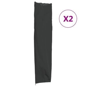 vidaXL Sonnenschirm-Schutzh&uuml;llen 2 Stk. 240x57/57cm 420D Oxford-Gewebe