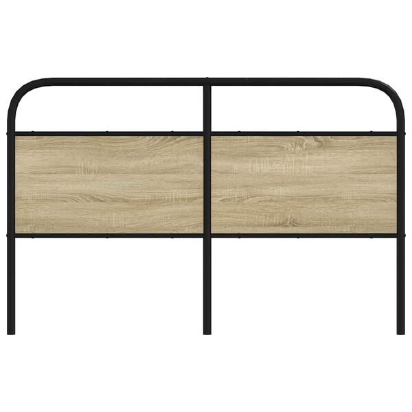 vidaXL Ersatz-Kopfteil Sonoma-Eiche 150 cm Stahl und Holzwerkstoff