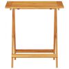 vidaXL Klapp Bistro Set 3 pcs Braun Massivholz Akazie