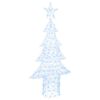 vidaXL Weihnachtsbaum 240 LEDs Kaltwei&szlig; 180 cm Acryl