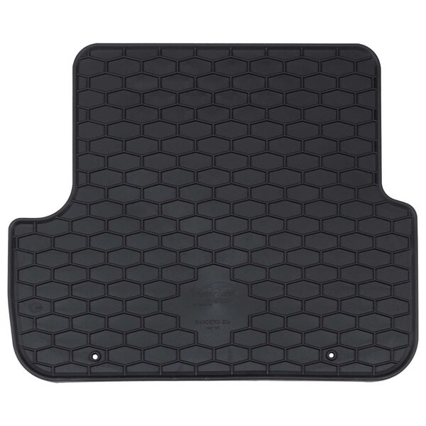 vidaXL Autofu&szlig;matte 4 pcs Schwarz geeignet f&uuml;r SANDERO 2020- Gummi